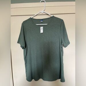 Old Navy Women's Olive Short Sleeve Tee